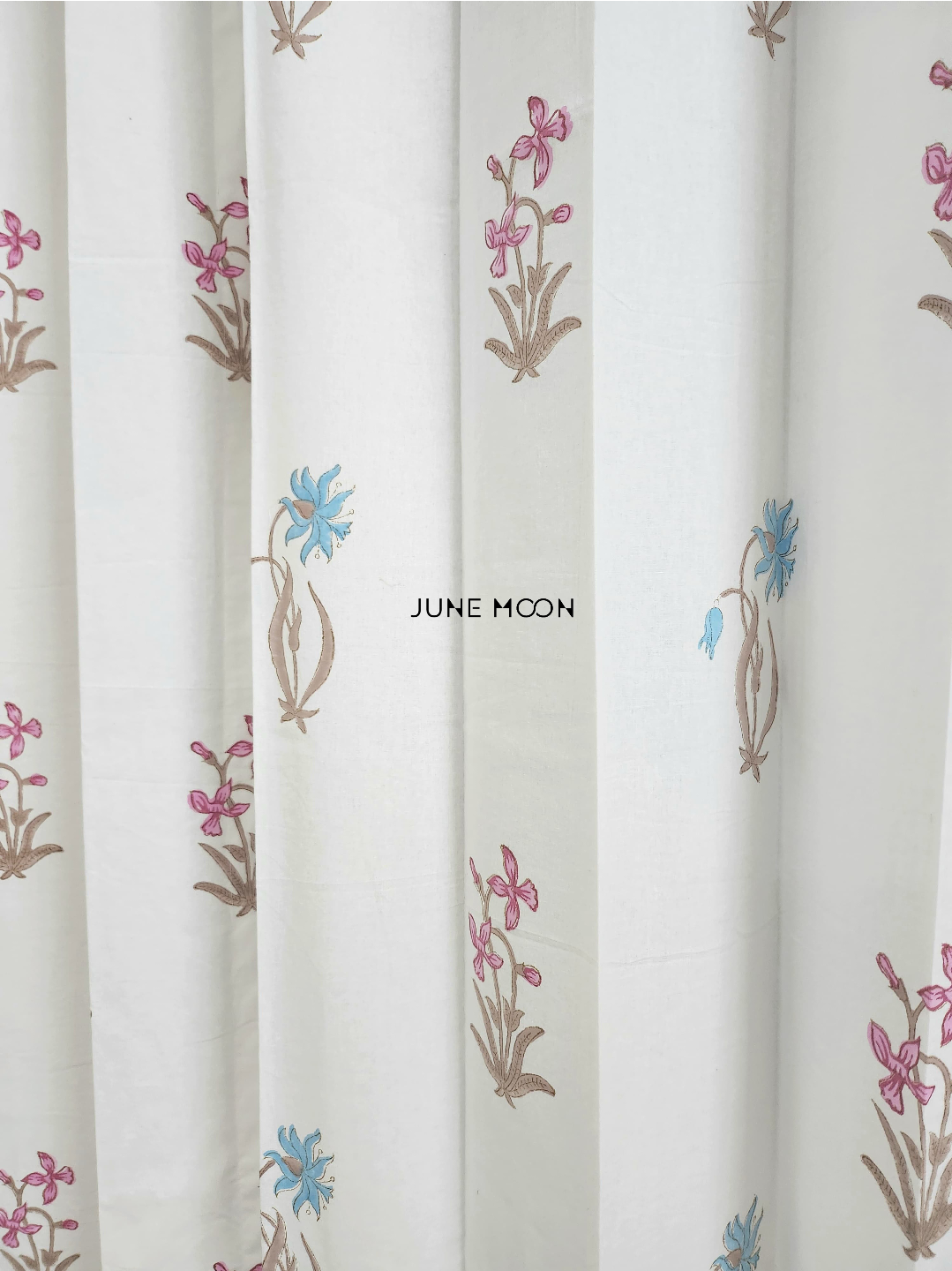Song of Hope - Block Printed Curtains