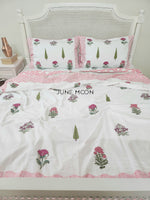 Load image into Gallery viewer, French Garden - Block Printed Muslin Dohar