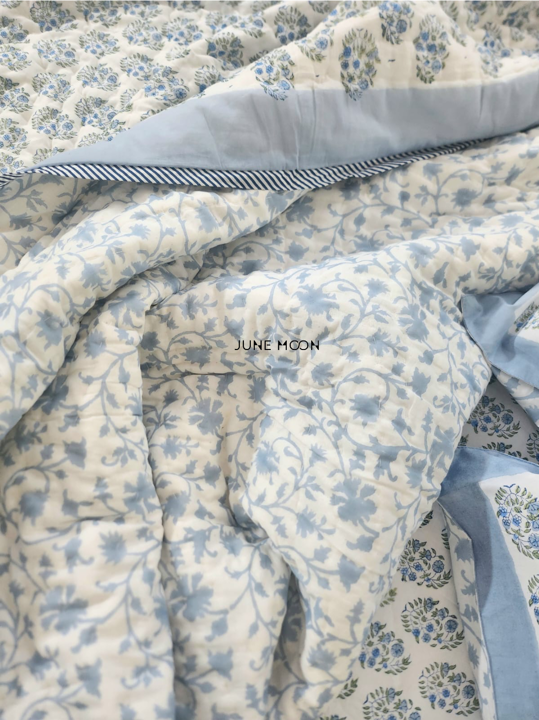 Jodhpur Diaries - Block Printed Muslin Quilt