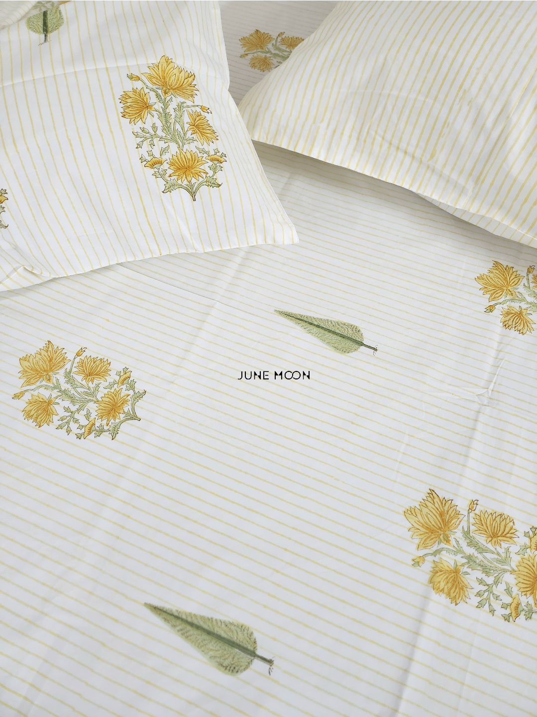 Tinted Nook - Block Printed Bedsheet Set