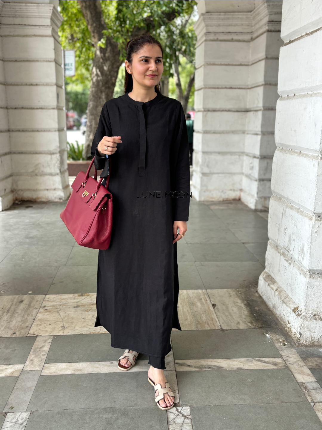 Sable - Linen Blend Kurta