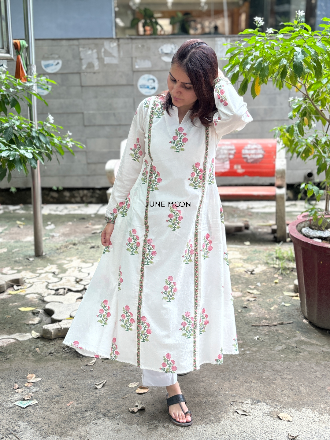 Mihika - Block Printed Cotton Kurta