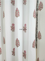 Load image into Gallery viewer, Gul Bano - Block Printed Curtains
