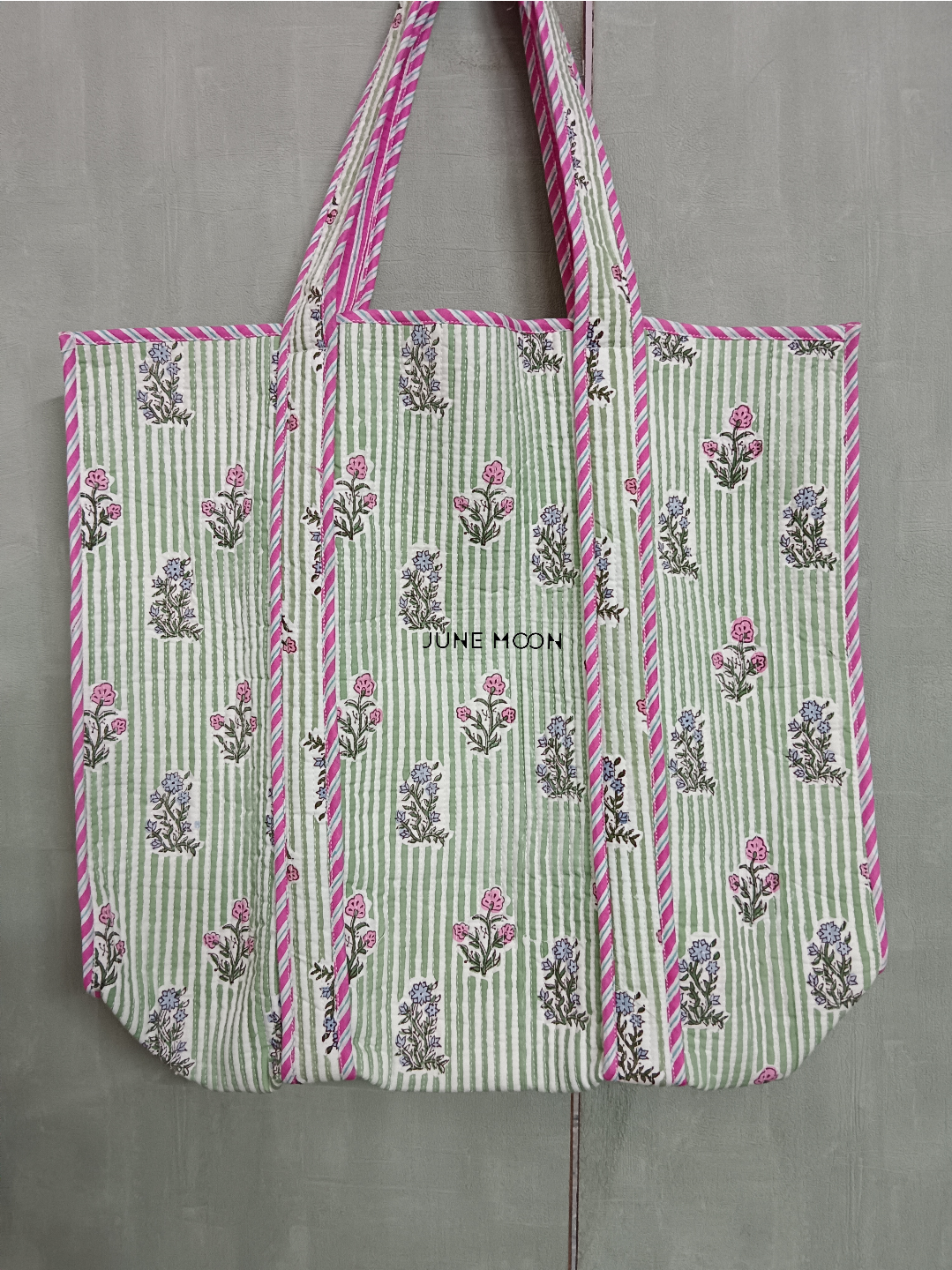 Roza - Block Printed Tote Bag