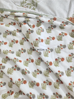 Load image into Gallery viewer, Warm Roses - Block Printed Muslin Dohar