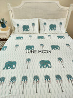 Load image into Gallery viewer, Classic Tales - Block Printed Bedsheet Set
