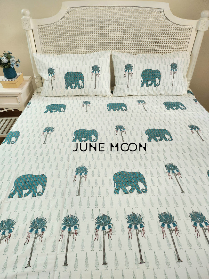 Classic Tales - Block Printed Bedsheet Set