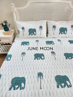 Load image into Gallery viewer, Classic Tales - Block Printed Bedsheet Set
