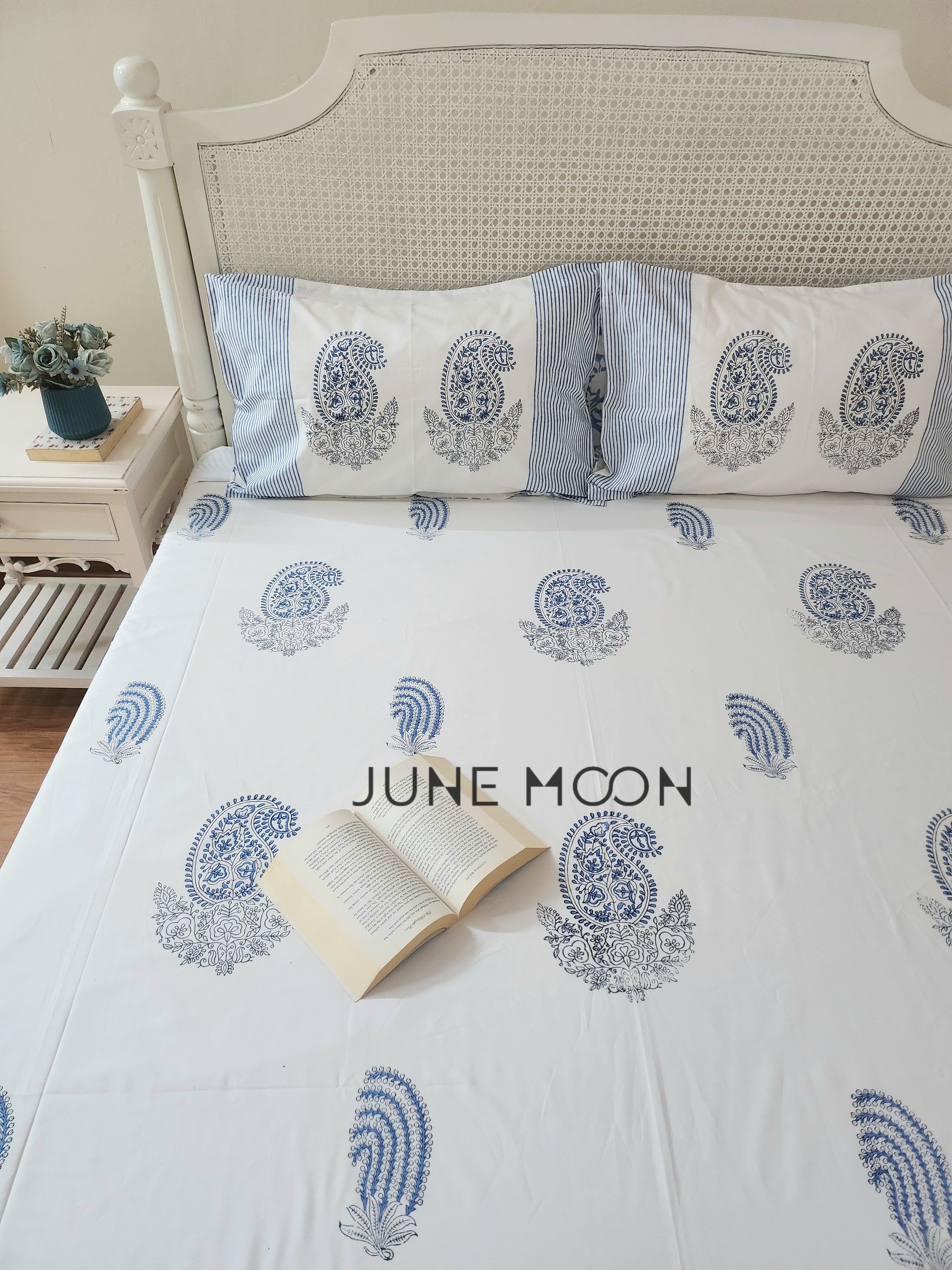 Siri Miri - Block Printed Bedsheet Set