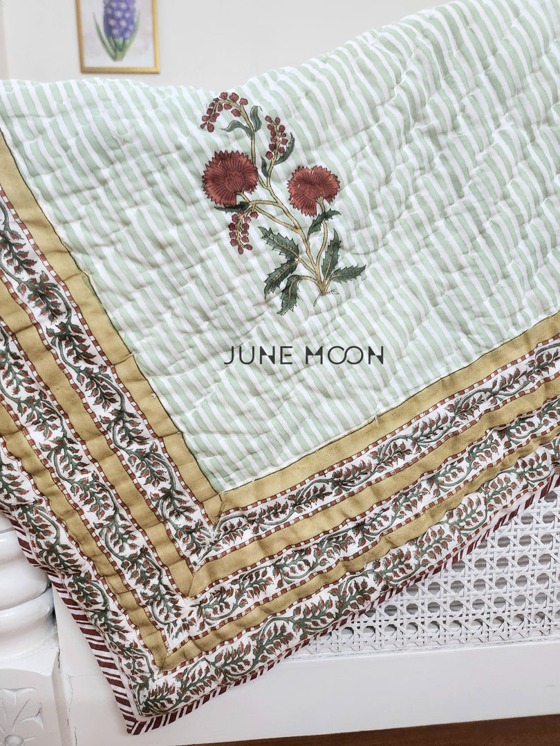 Gul Bano - Set of Quilt & Bedsheet