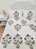 Load image into Gallery viewer, Saundarya - Block Printed Bedsheet Set
