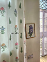 Load image into Gallery viewer, Landscape Lessons - Block Printed Curtains
