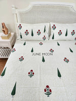 Load image into Gallery viewer, Gulfishan - Block Printed Bedsheet Set
