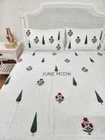 Load image into Gallery viewer, Gulfishan - Block Printed Bedsheet Set
