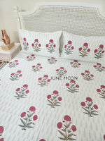 Load image into Gallery viewer, Kusum - Block Printed Bedsheet Set
