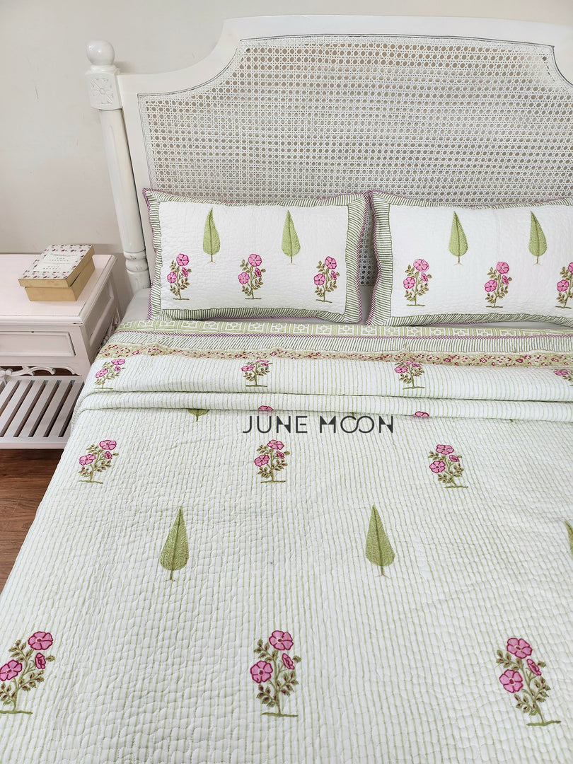 Rosemary - Quilted Bedcover Set