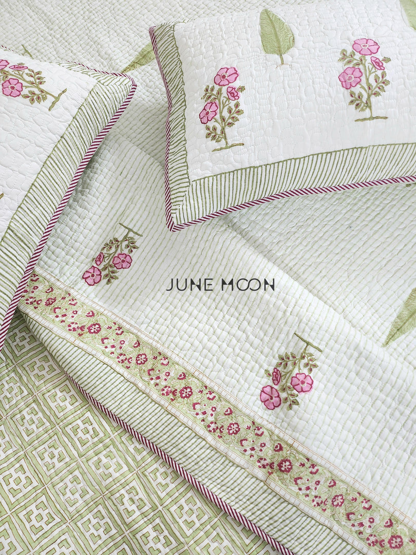 Rosemary - Quilted Bedcover Set