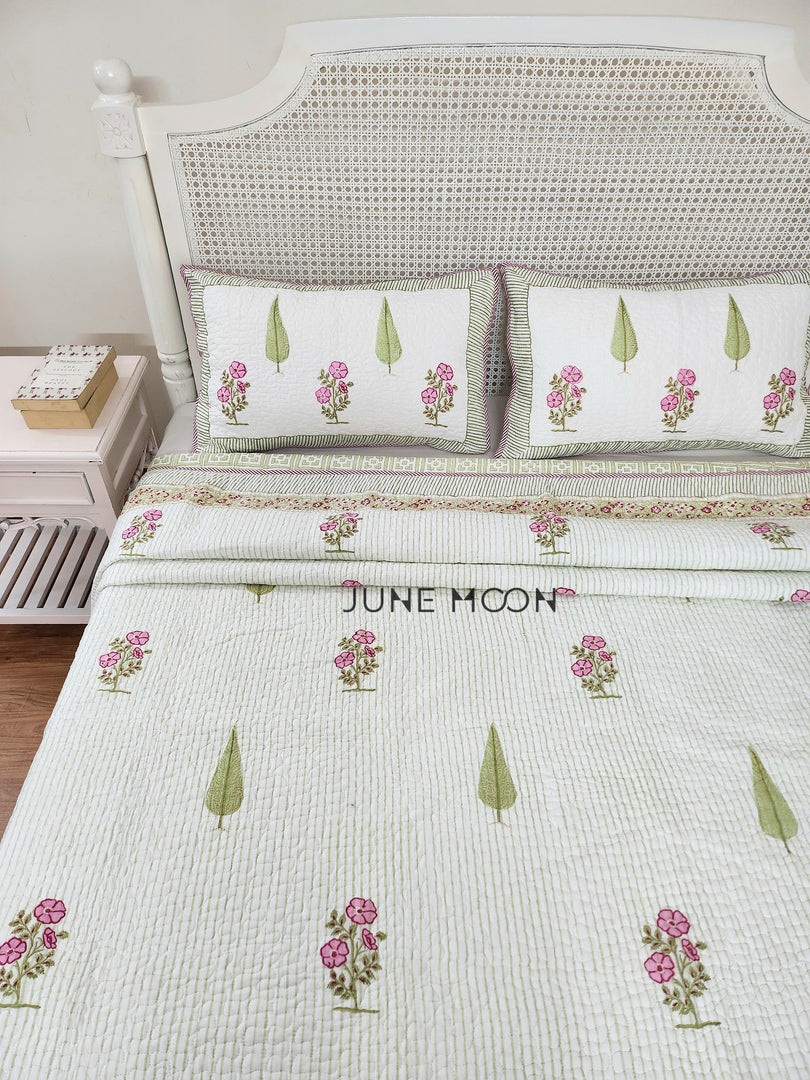 Rosemary - Quilted Bedcover Set