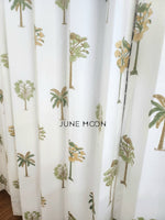 Load image into Gallery viewer, Sultry Greens - Block Printed Curtains
