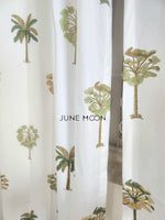 Load image into Gallery viewer, Sultry Greens - Block Printed Curtains
