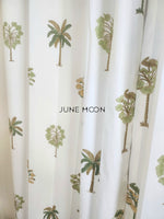 Load image into Gallery viewer, Sultry Greens - Block Printed Curtains
