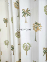 Load image into Gallery viewer, Sultry Greens - Block Printed Curtains
