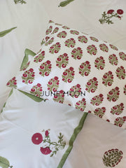 Rare Ruby - Block Printed Bedsheet Set