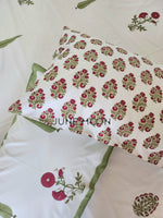 Load image into Gallery viewer, Rare Ruby - Block Printed Bedsheet Set
