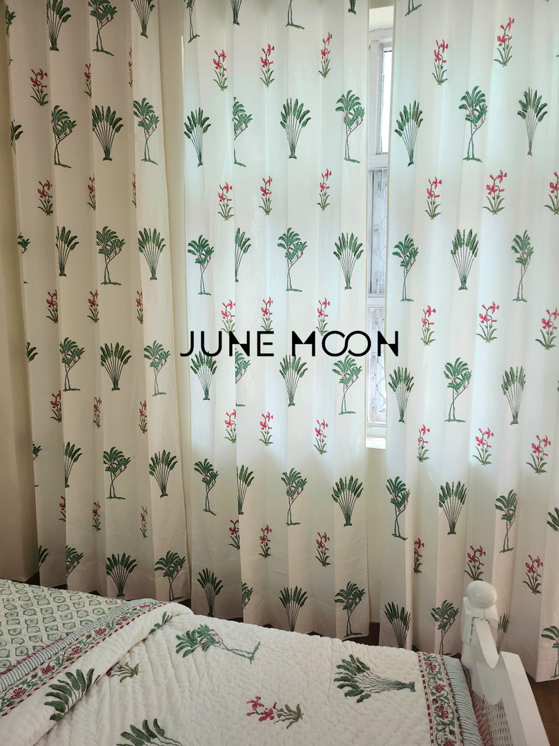 Mrs. Summer - Block Printed Curtains