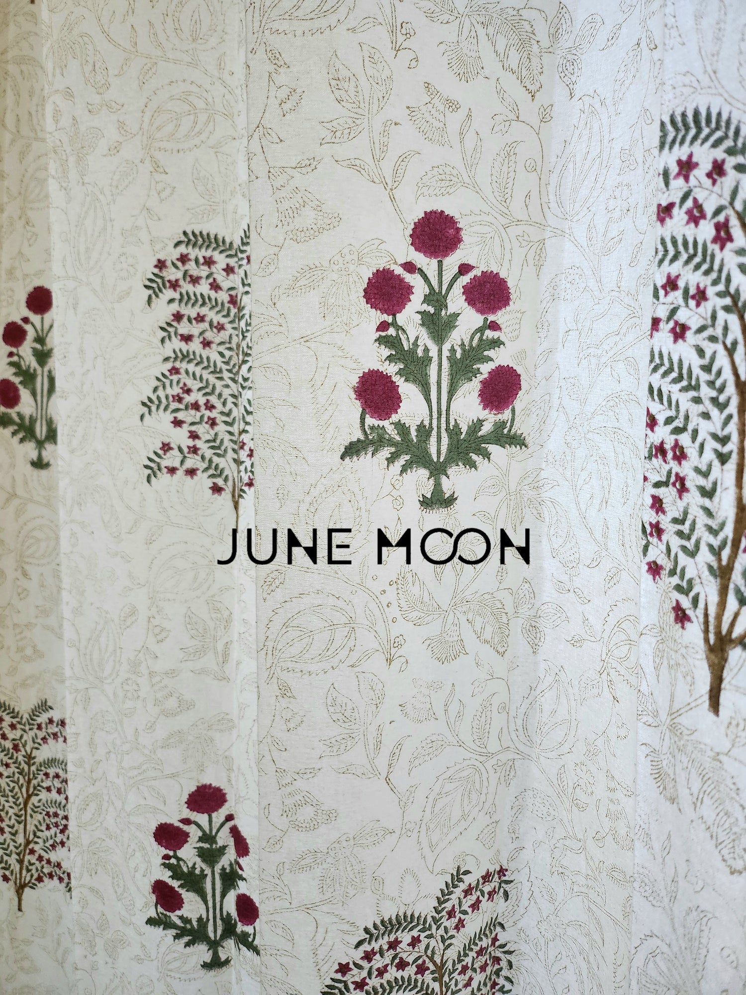 Gul Rang - Block Printed Curtains