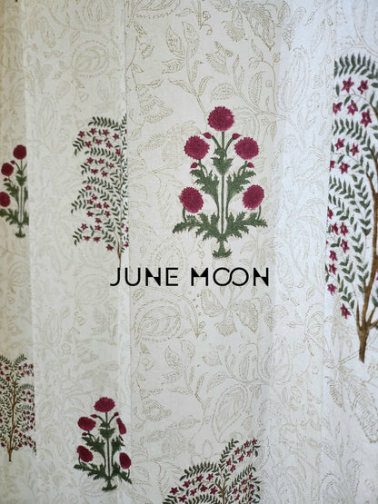 Gul Rang - Block Printed Curtains