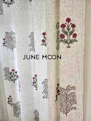 Gul Rang - Block Printed Curtains