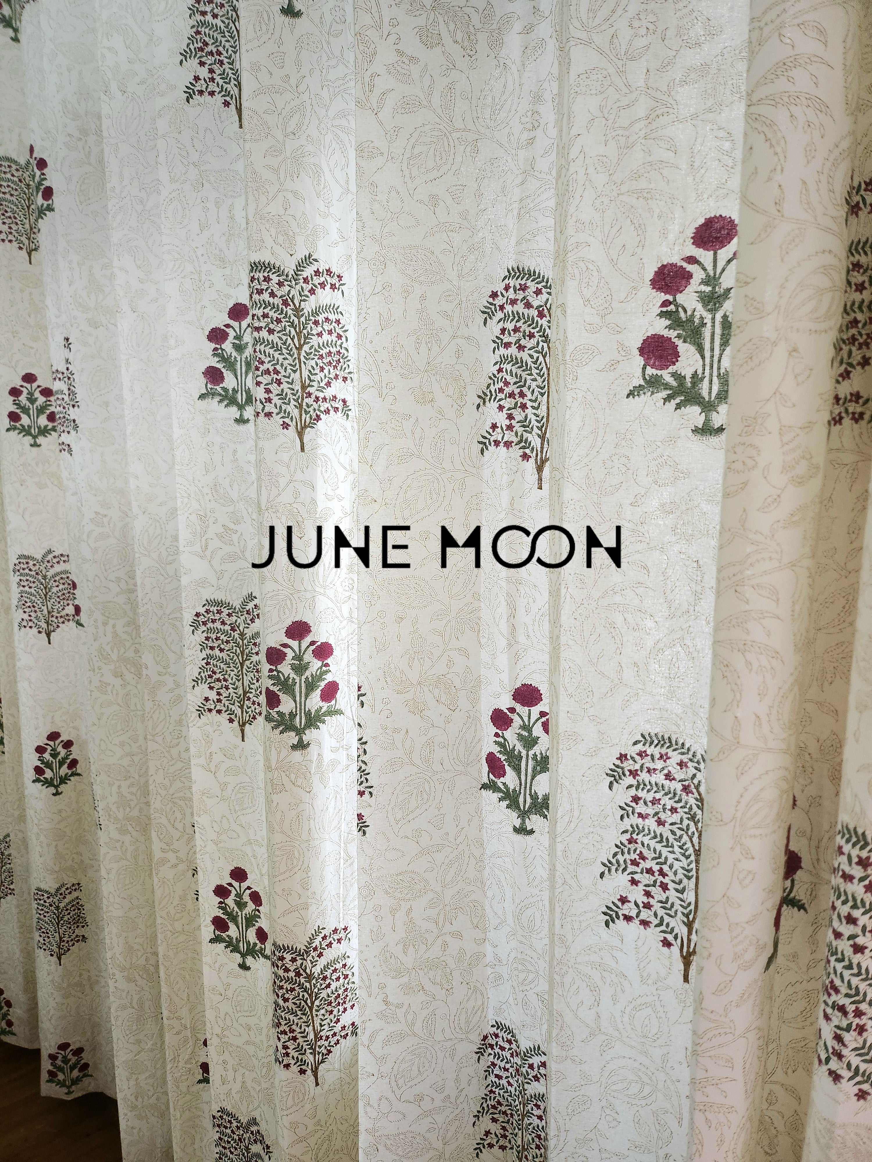 Gul Rang - Block Printed Curtains