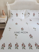 Load image into Gallery viewer, Gul Bano - Block Printed Bedsheet Set
