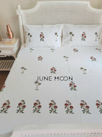 Load image into Gallery viewer, Gul Bano - Block Printed Bedsheet Set
