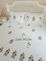 Load image into Gallery viewer, Gul Bano - Block Printed Bedsheet Set
