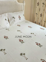 Load image into Gallery viewer, Gul Bano - Block Printed Bedsheet Set
