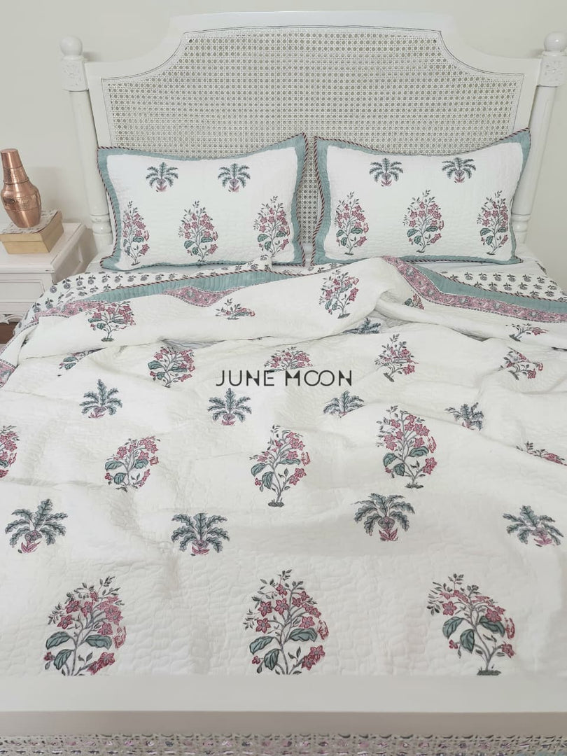 Jheel - Quilted Bedcover Set