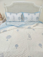 Load image into Gallery viewer, Regal Retreat - Set of Quilt &amp; Bedsheet
