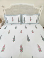 Load image into Gallery viewer, Adhira - Block Printed Bedsheet Set
