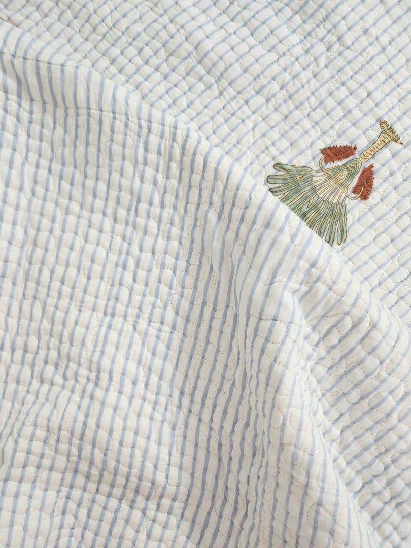 Grass Is Green - Quilted Bedcover Set