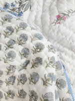 Load image into Gallery viewer, Balmy Seas - Block Printed Muslin Quilt
