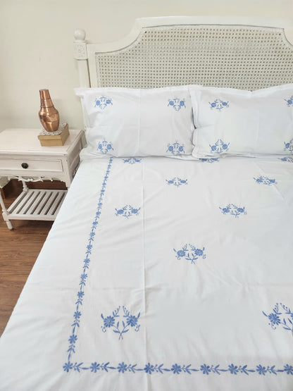 Brittany - Embroidered Bedsheet Set