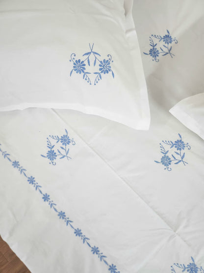 Brittany - Embroidered Bedsheet Set
