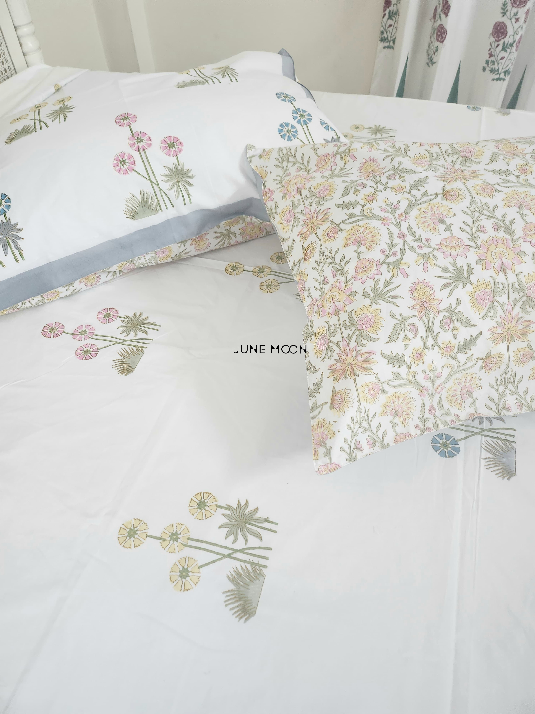Countryside - Block Printed Bedsheet Set