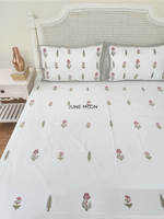 Load image into Gallery viewer, For Your Eyes - Block Printed Bedsheet Set

