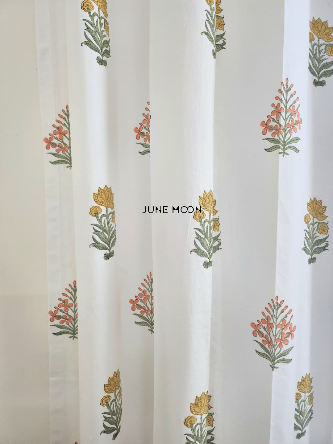 Gold Dust - Block Printed Curtains