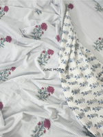 Load image into Gallery viewer, Piece of Moon - Block Printed Muslin Dohar
