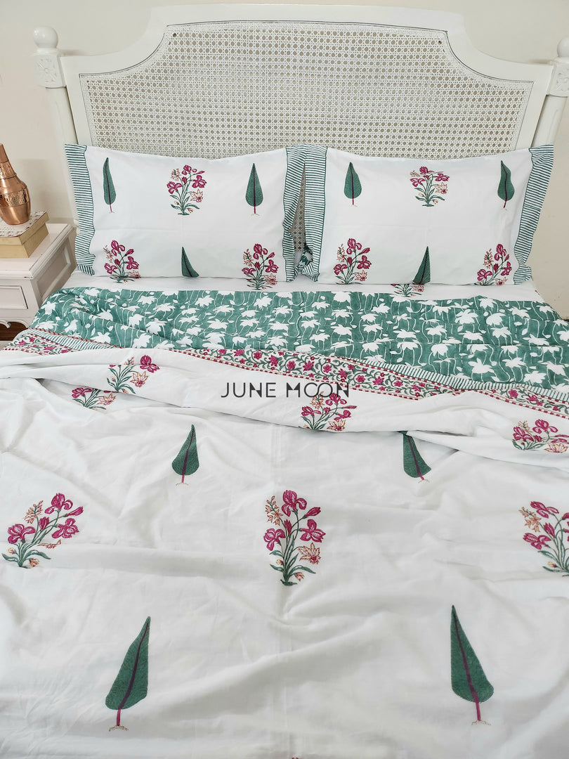 Mehjabeen - Block Printed Muslin Dohar