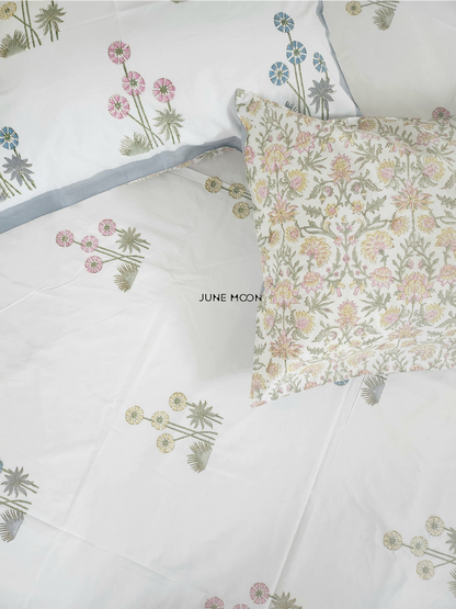 Countryside - Block Printed Bedsheet Set